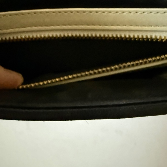 Henri Bendel Leopard Calf Hair Crossbody/ Shoulder Bag Purse Gold Chain - Picture 11 of 12